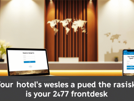 Professional hotel website boosting direct bookings, guest trust, and online visibility through modern digital design and features